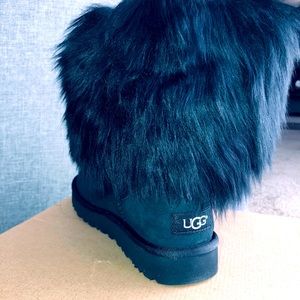 Authentic UGG Sheepskin Cuff Boots
